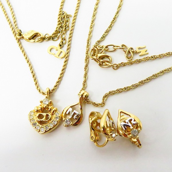 実際に弊社で買取させて頂いたChristian Dior/クリスチャンディオール　NINARICCI/ニナリッチ ネックレス/チョーカー/イヤリング セット