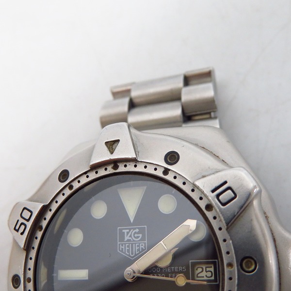 実際に弊社で買取させて頂いたTAG HEUER/タグホイヤー スーパープロフェッショナル 1000M 840.006の画像 5枚目