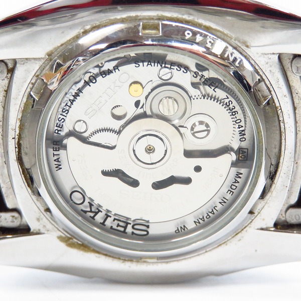 実際に弊社で買取させて頂いたSEIKO/セイコー 5 SPORTS 裏スケ 自動巻き 7S36-04M0の画像 3枚目