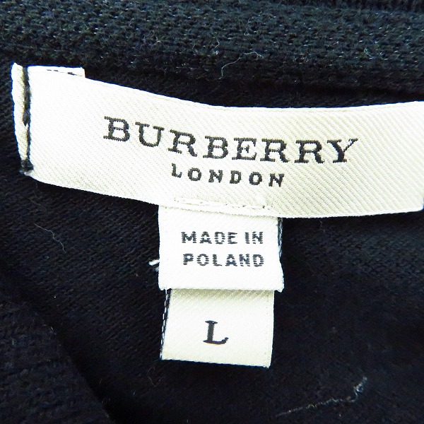 実際に弊社で買取させて頂いたBURBERRY LONDON/バーバリー ロンドン ポーランド製 ポロシャツ Lの画像 2枚目