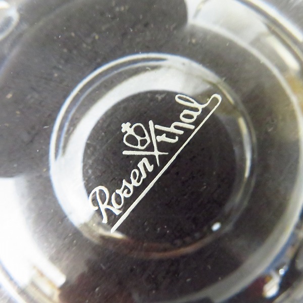 実際に弊社で買取させて頂いたBVLGARI/ブルガリ ローゼンタール 灰皿 クリスタルの画像 3枚目