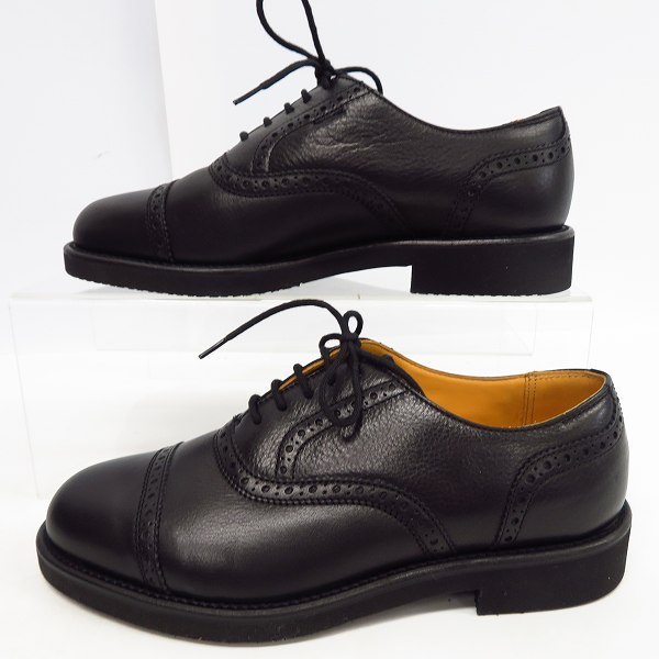 実際に弊社で買取させて頂いた【未使用】BURBERRY LONDON/バーバリー ロンドン ストレートチップ レザー シューズ  BU-1170/24.5の画像 3枚目