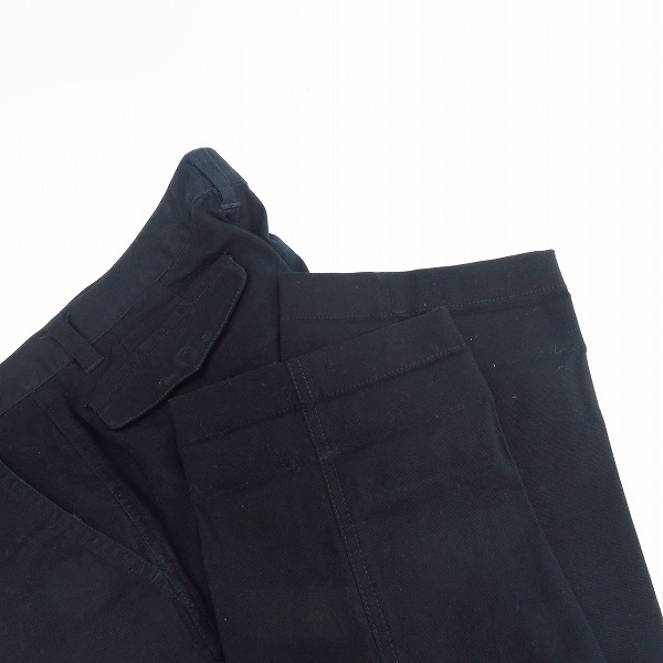 実際に弊社で買取させて頂いたEDIFICE/エディフィス コットン ロングパンツ ブラック×グレー/46/48 2点セットの画像 7枚目