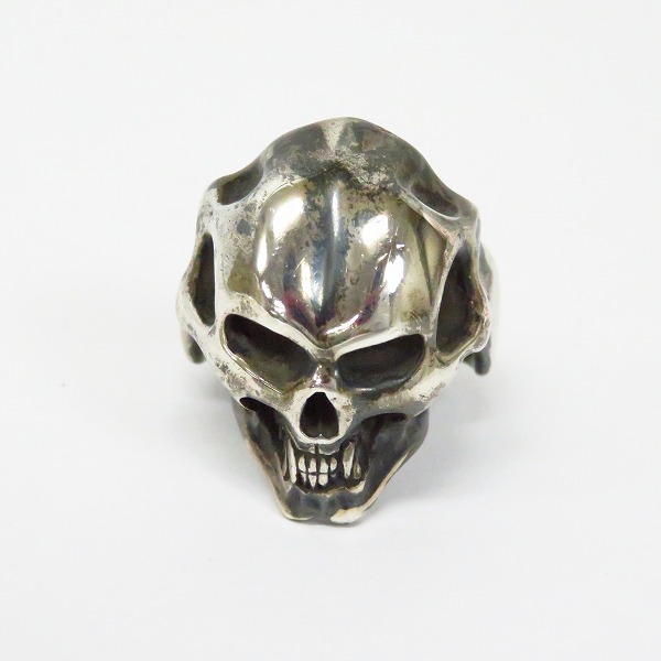 実際に弊社で買取させて頂いたCRAZY PIG/クレイジーピッグ CARCAS/カーカス スカルリング 25号の画像 1枚目