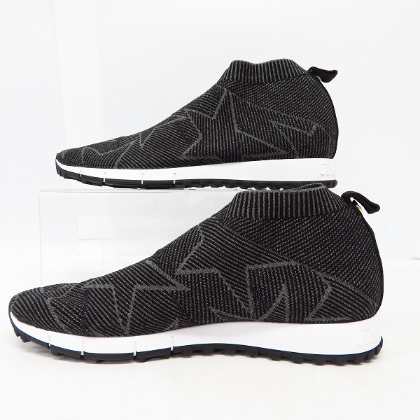 実際に弊社で買取させて頂いたJIMMY CHOO/ジミーチュウ NORWAY/M ニットスニーカー/42の画像 3枚目
