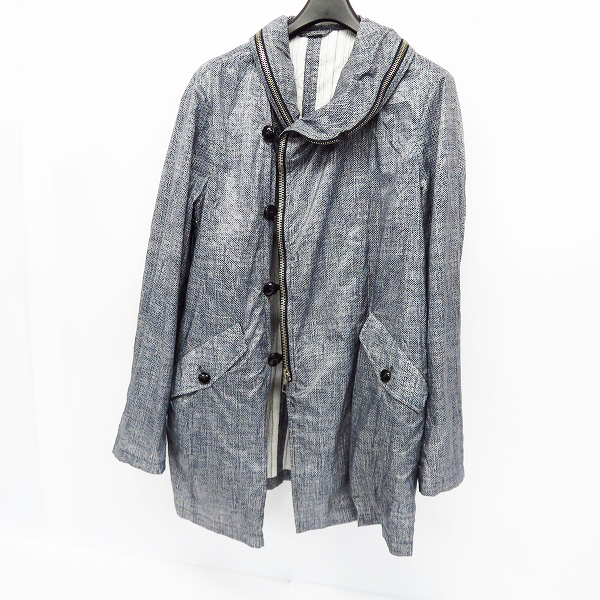 実際に弊社で買取させて頂いたGIORGIO ARMANI/ジョルジオアルマーニ フード収納式 コート/48