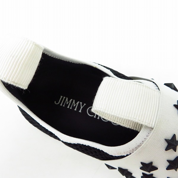 実際に弊社で買取させて頂いたJIMMY CHOO/ジミーチュウ OAKLAND/M スタースタッズ スニーカー/スリッポン/41.5の画像 4枚目