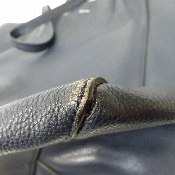 実際に弊社で買取させて頂いたCELINE/セリーヌ カバ レザートート ミニポーチ付きの画像 5枚目