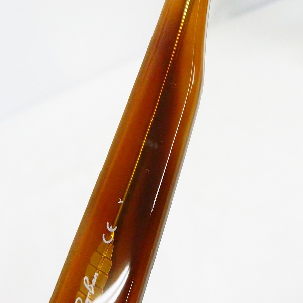 実際に弊社で買取させて頂いたRay-Ban/レイバン スクエア 度入り/黒縁メガネフレーム フルリム RB5220/5019 の画像 6枚目