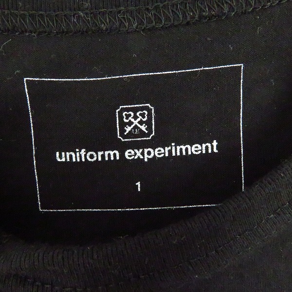 実際に弊社で買取させて頂いたuniform experiment/ユニフォームエクスペリメント HEM LAYERED TEE/1の画像 2枚目