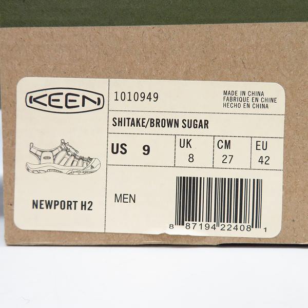 実際に弊社で買取させて頂いたKEEN/キーン Newport H2/ニューポート サンダル 1010949/27の画像 7枚目