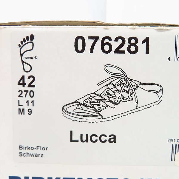 実際に弊社で買取させて頂いたBIRKENSTOCK/ビルケンシュトック LUCCA サンダル 076281/27cmの画像 7枚目