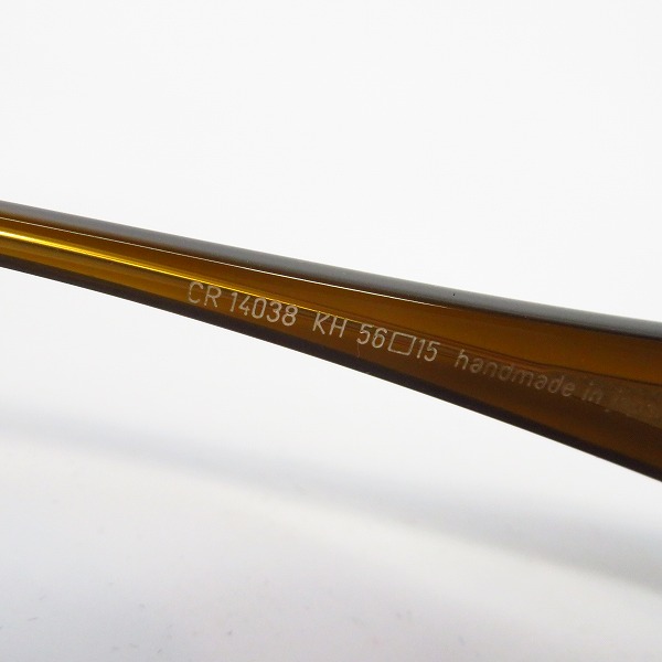 実際に弊社で買取させて頂いたChristian Roth/クリスチャンロス セルフレーム 眼鏡/アイウェア/メガネフレーム cr14038の画像 4枚目