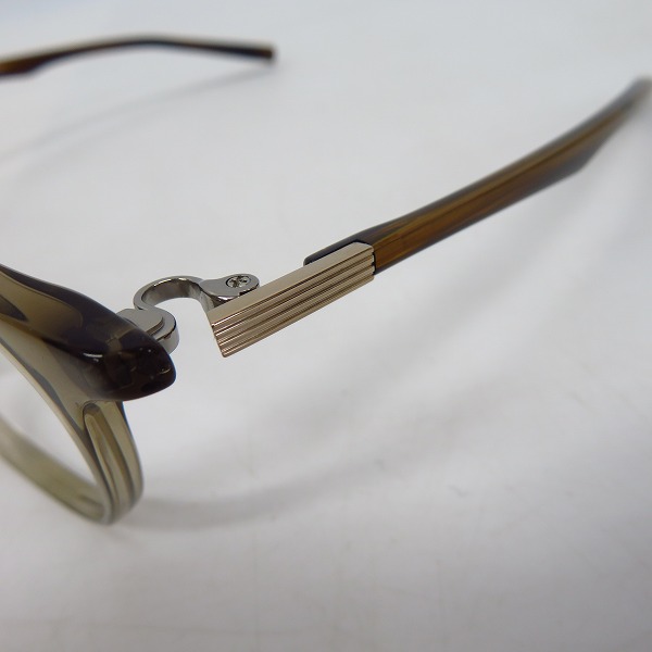 実際に弊社で買取させて頂いた999.9/フォーナインズ メガネフレーム ボストン型 NPM-61の画像 7枚目