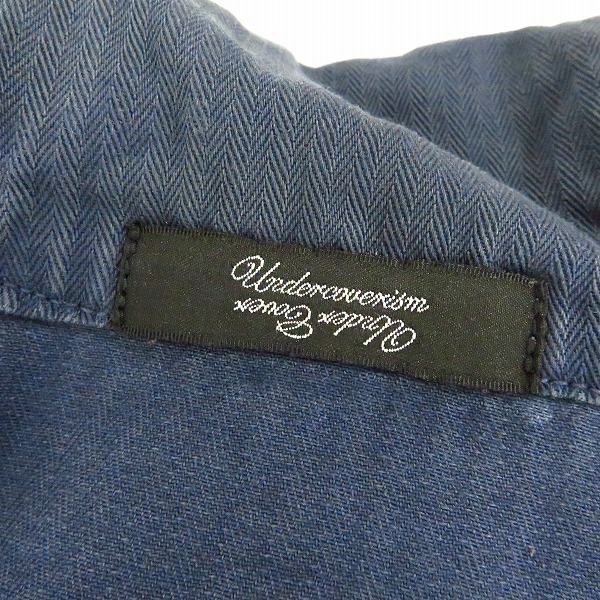 実際に弊社で買取させて頂いたUNDERCOVER/アンダーカバー 11ss CAN future days ヴィンテージ加工モッズコート G4302/2の画像 2枚目