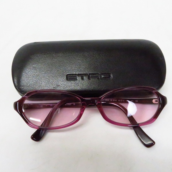 実際に弊社で買取させて頂いたETRO/エトロ イタリー製 カラーレンズ/メガネフレーム MOD.VE9743の画像 8枚目