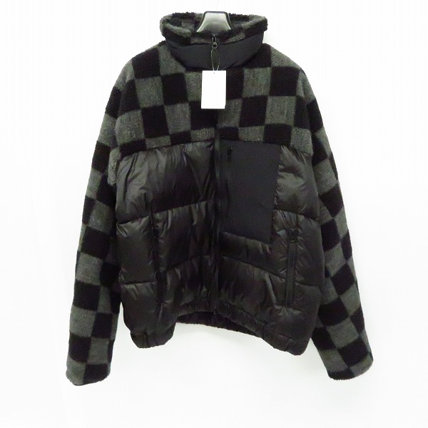 実際に弊社で買取させて頂いた【未使用】DISCOVERED/ディスカバード Checker boadown blouson/チェック柄 ボアダウンブルゾン DC-AW18-BL-06/2