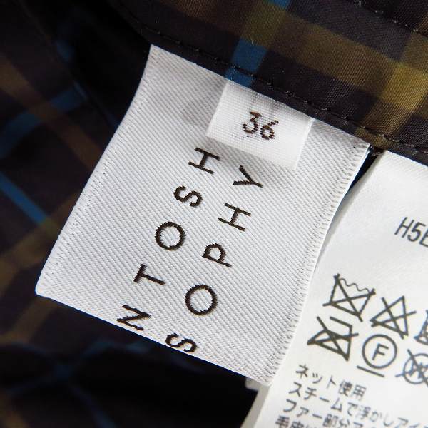 実際に弊社で買取させて頂いたMACKINTOSH PHILOSOPHY WOMEN/マッキントッシュ フィロソフィー ウィメン リバーシブル ジャケット ダウンベスト/36の画像 4枚目