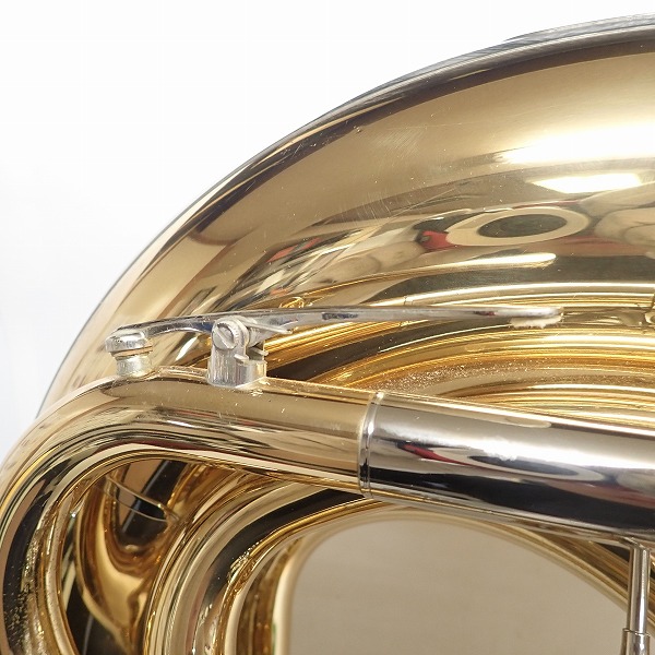 実際に弊社で買取させて頂いた★YAMAHA/ヤマハ 4ロータリー チューバ YBB-645G 純正ハードケース付きの画像 5枚目