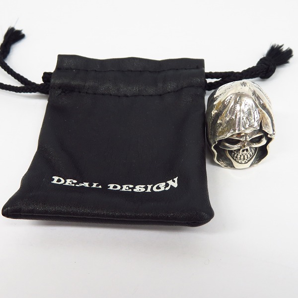 実際に弊社で買取させて頂いたDEALDESIGN/ディールデザイン リーパー スカル/死神 リング 14号の画像 7枚目