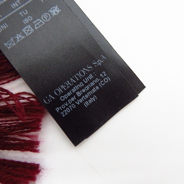 実際に弊社で買取させて頂いたEMPORIO ARMANI/エンポリオアルマーニ マフラー/ストールの画像 3枚目