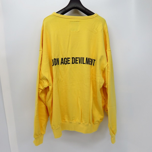 実際に弊社で買取させて頂いたMoonage Devilment/ムーンエイジデビルメント Embroidery Pull Over /イエロー/mcs-0584/48の画像 1枚目