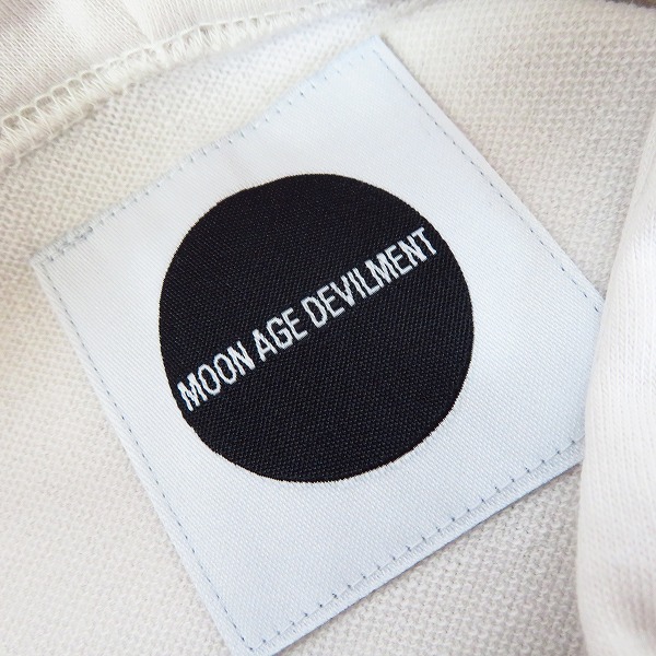 実際に弊社で買取させて頂いたMoonage Devilment/ムーンエイジデビルメント Embroidery Pull Hoodie/プルオーバーパーカー/アイボリー/mcs-0585/46の画像 2枚目