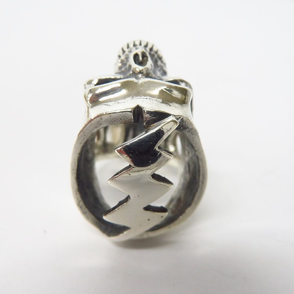 実際に弊社で買取させて頂いた【ギャラ付き】CRAZY PIG/クレイジーピッグ GRATEFULL DEAD/グレイトフルデッドリング ＃361/15号の画像 3枚目