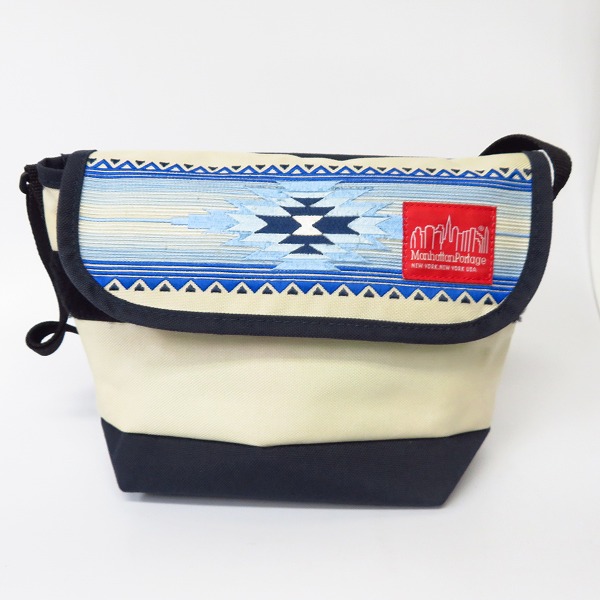 実際に弊社で買取させて頂いたManhattan Portage/マンハッタンポーテージ オルテガ柄 刺繍 ショルダーバッグ