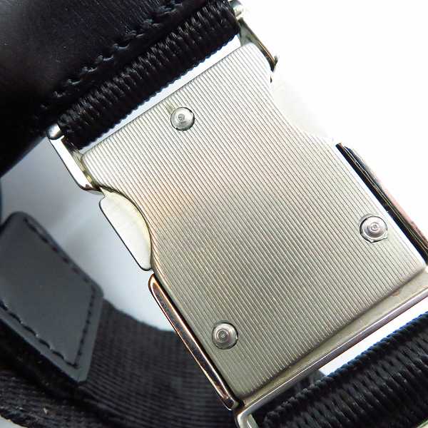 実際に弊社で買取させて頂いたdunhill/ダンヒル 斜め掛け リュックサック/バックパック ブラックの画像 7枚目