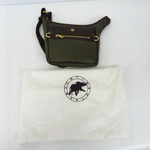 実際に弊社で買取させて頂いたHUNTING WORLD/ハンティングワールド  ミニ　ショルダーバッグの画像 8枚目