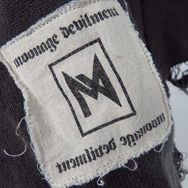 実際に弊社で買取させて頂いたMoonage Devilment/ムーンエイジデビルメント ダメージルーズニット mcs-0495/48の画像 4枚目