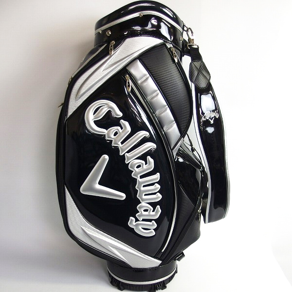 Callaway/キャロウェイ エナメル キャディバッグ KH1803 ブラック