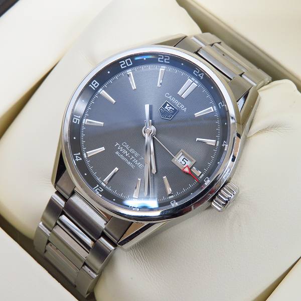 実際に弊社で買取させて頂いたTAG HEUER/タグホイヤー CARRERA/カレラ キャリバー7 ツインタイム WAR2012 BA0723 WWC3079