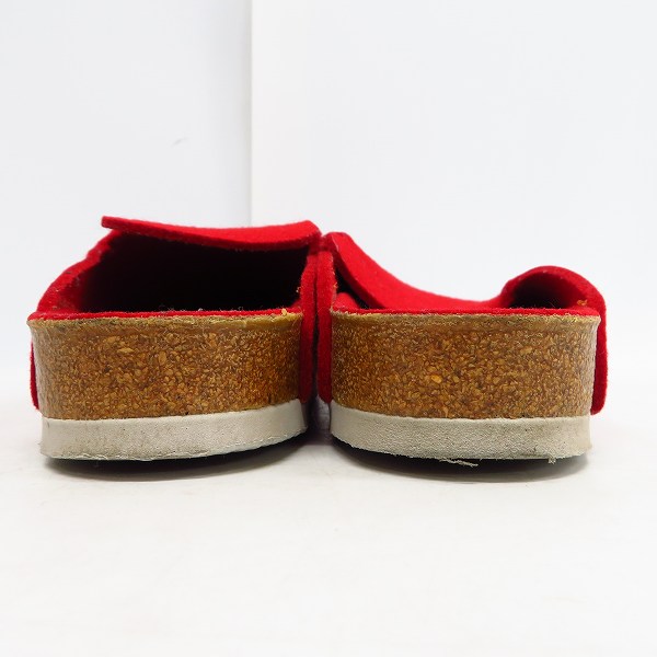 実際に弊社で買取させて頂いたBIRKENSTOCK/ビルケンシュトック サンダル レッド/赤 38/24.5の画像 1枚目