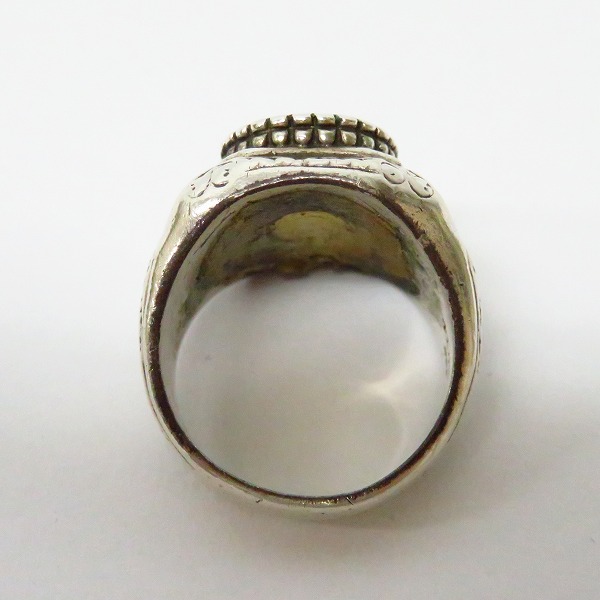 実際に弊社で買取させて頂いたLoree Rodkin/ローリーロドキン ストーン付きカレッジリング/シルバー/18号の画像 5枚目