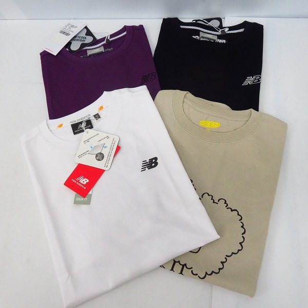 実際に弊社で買取させて頂いた【おまとめ/4点】NEW BALANCE/ニューバランス KEEN/キーン プリントロゴTシャツ S