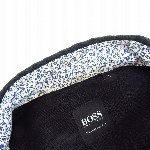 実際に弊社で買取させて頂いたHUGO BOSS/ヒューゴボス ストライプ/無地等シャツ 6点セットの画像 6枚目