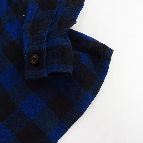 実際に弊社で買取させて頂いたMARBLES/マーブルズ 長袖シャツ チェック柄 ワッペン刺繍/Sの画像 6枚目