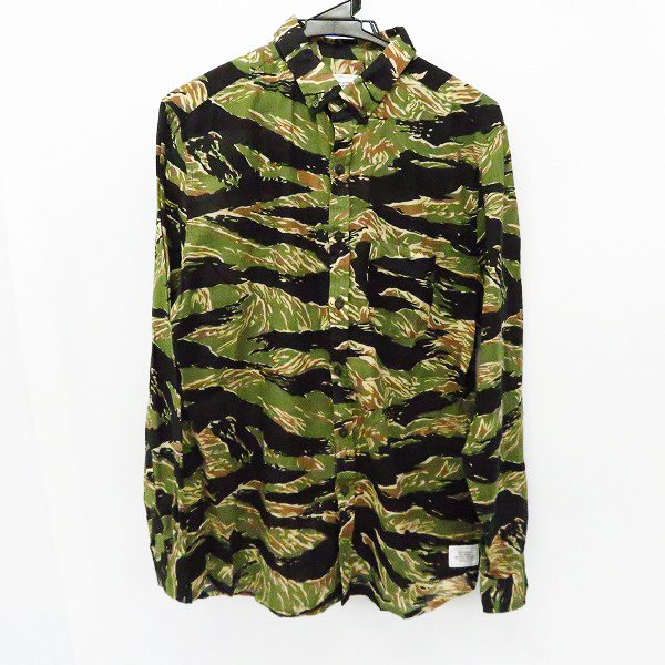 実際に弊社で買取させて頂いたTHE CRIMIE/クライミー タイガーカモ柄 長袖シャツ L