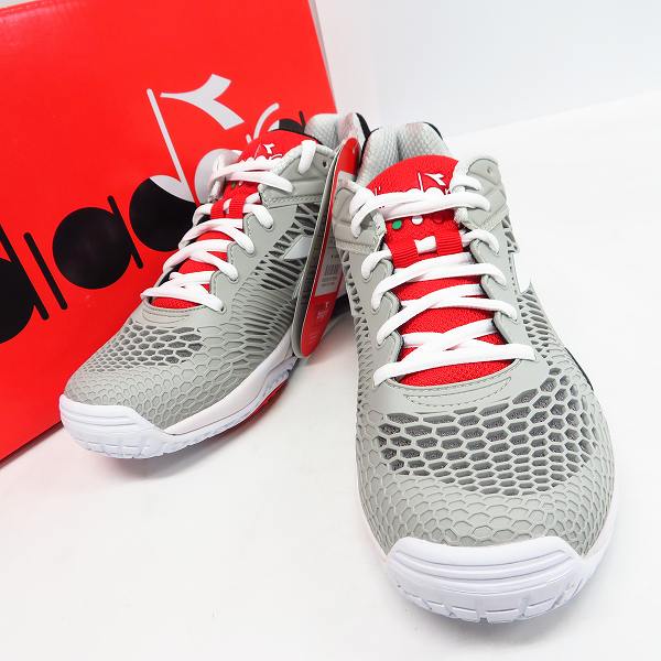 実際に弊社で買取させて頂いた【未使用】DIADORA/ディアドラ SPEED COMPETITION 5/スピードコンペティション レディーステニスシューズ/174438 25cm