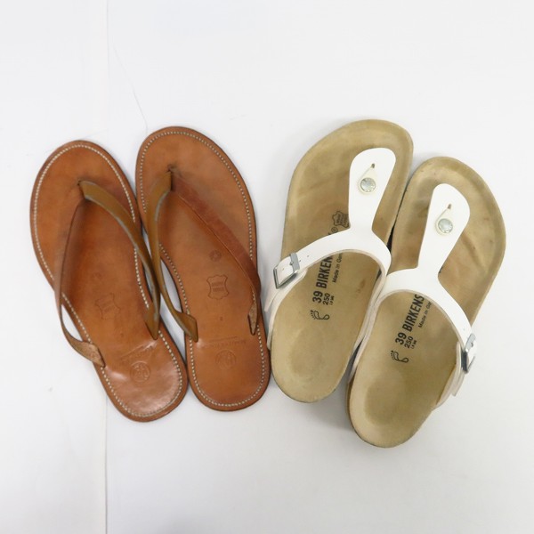 実際に弊社で買取させて頂いたBIRKENSTOCK/BEAUTY&YOUTH UNITED ARROWS サンダル M/39 2点セットの画像 2枚目