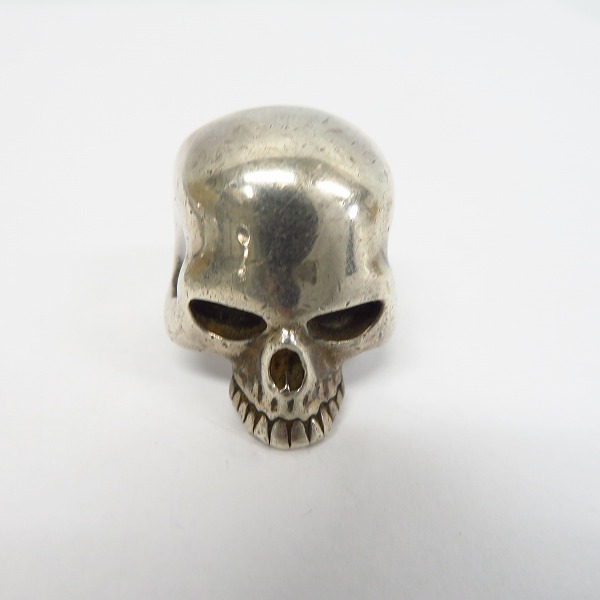 実際に弊社で買取させて頂いたCRAZY PIG/クレイジーピッグ 25th アニバーサリー 500個限定 LARGE EVIL SKULL/ラージ エビル スカルリング/14号の画像 1枚目