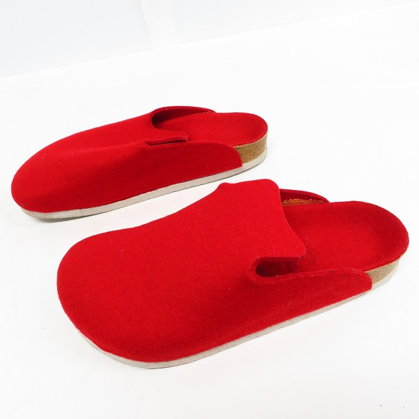 実際に弊社で買取させて頂いたBIRKENSTOCK/ビルケンシュトック サンダル レッド/赤 38/24.5の画像 3枚目