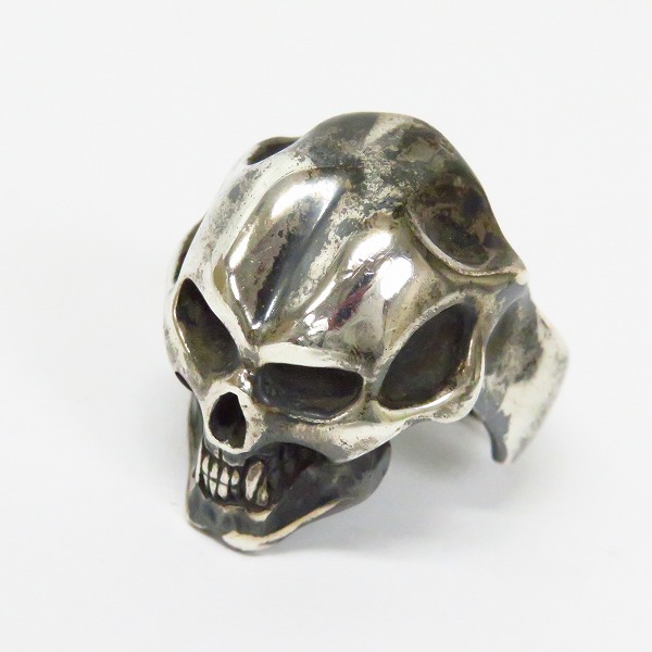 実際に弊社で買取させて頂いたCRAZY PIG/クレイジーピッグ CARCAS/カーカス スカルリング 25号