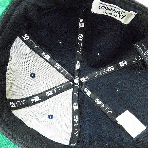 実際に弊社で買取させて頂いたNEW ERA×MAISON KITSUNE/ニューエラ×メゾンキツネ ベースボールキャップ 7.5の画像 3枚目