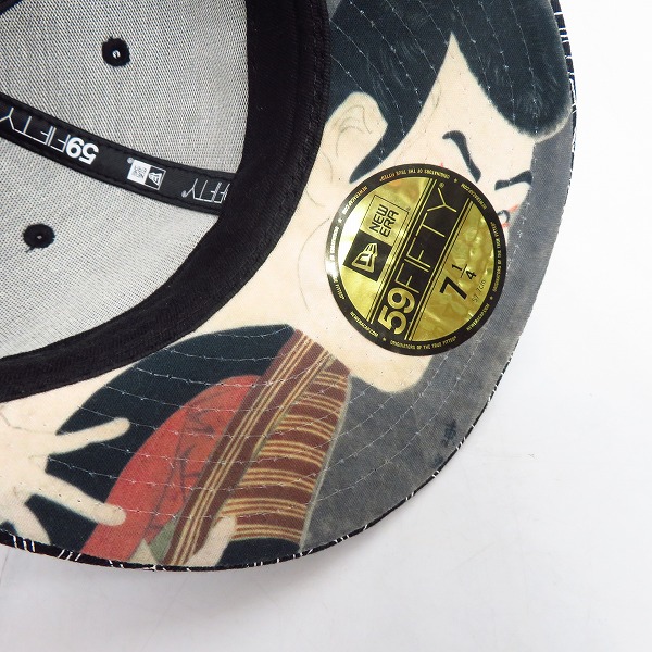実際に弊社で買取させて頂いたNEW ERA/ニューエラ 歌舞伎モチープ/キャップ/帽子　7-1/4の画像 7枚目