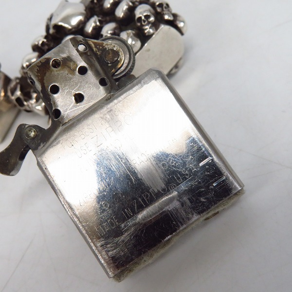 実際に弊社で買取させて頂いたSTANLEY GUESS/スタンリーゲス マルチスカルZIPPO/ラージの画像 4枚目