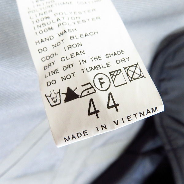 実際に弊社で買取させて頂いたEDIFICE/エディフィス ライナー付き ステンカラーコート ネイビー/44の画像 3枚目