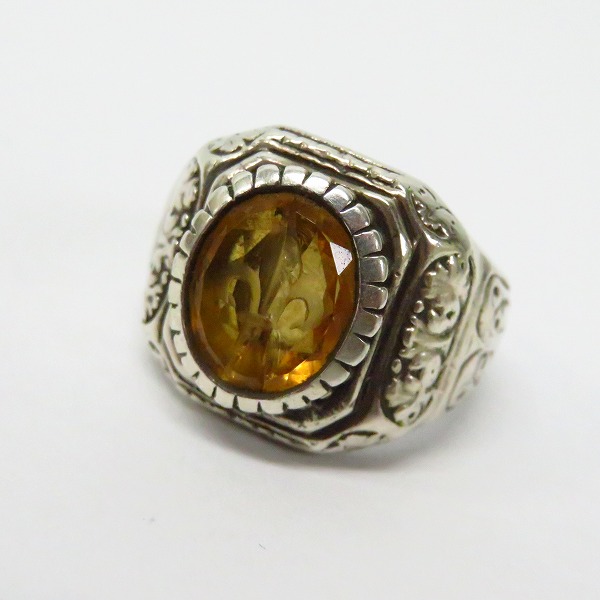 実際に弊社で買取させて頂いたLoree Rodkin/ローリーロドキン ストーン付きカレッジリング/シルバー/18号